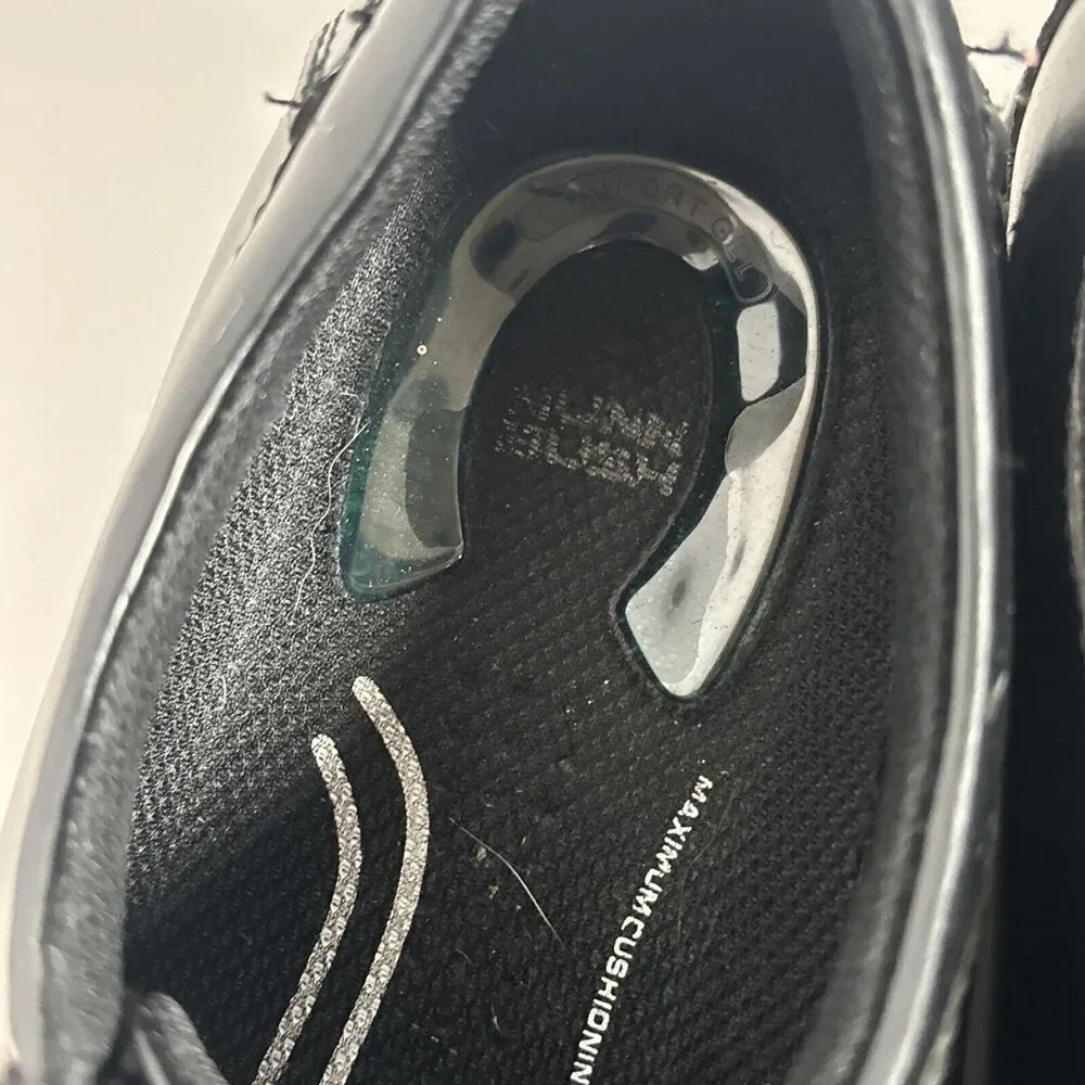 Nunn Bush Men's Size 10 1/2 M Black Leather Dress Shoes Lace Up Comfort Gel
